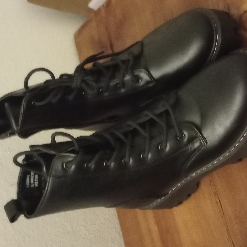 Rouge Helium Platform Boots Broadway-03 Black size 12
